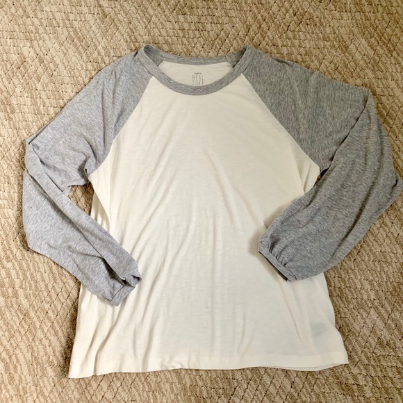 4/$25  Aerie Real Soft Baseball Tee - Picture 1 of 3